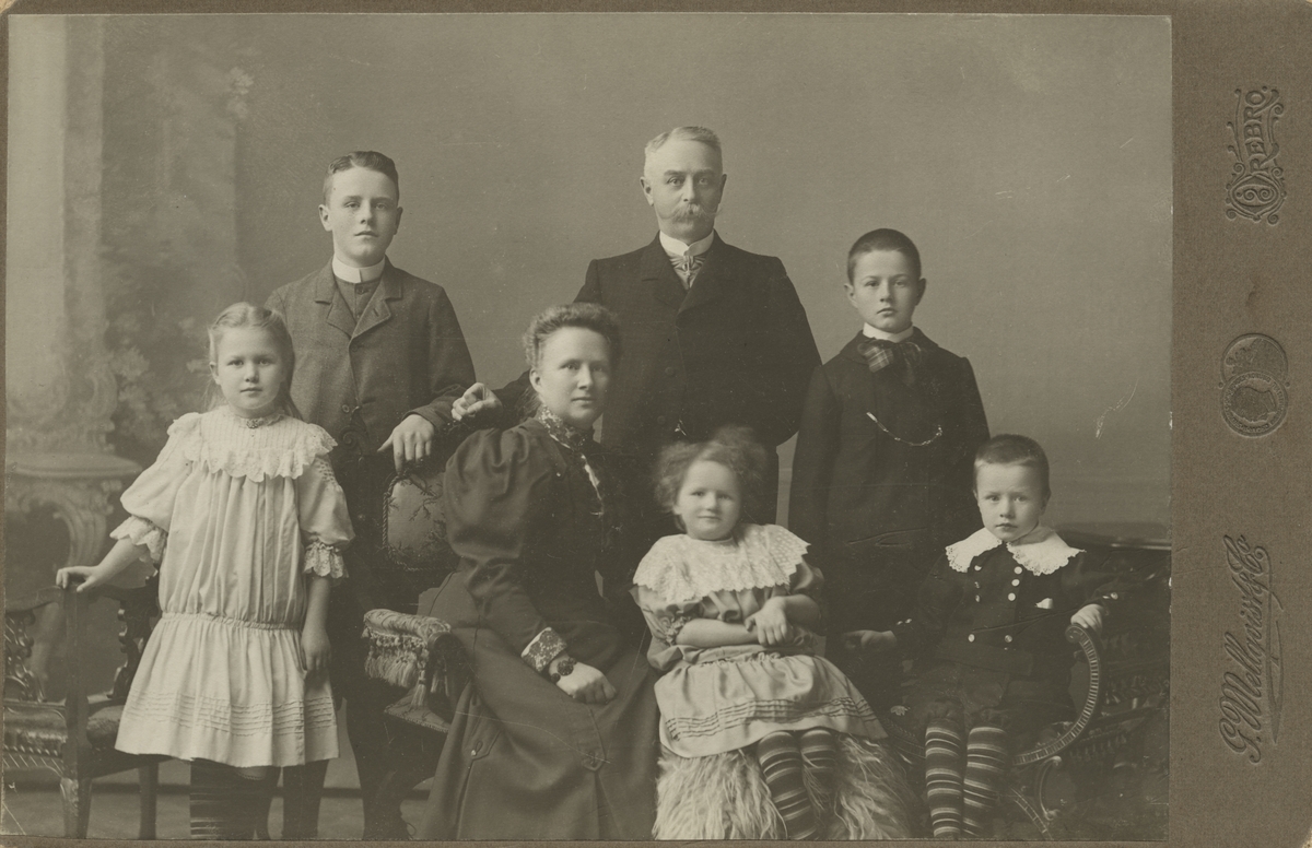 Familjen Björkenstam julen 1906