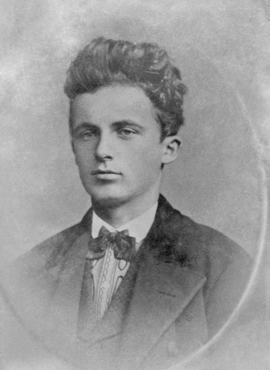 Portrett, Brystbilde, Mann
Fotografert 1900 Ca.