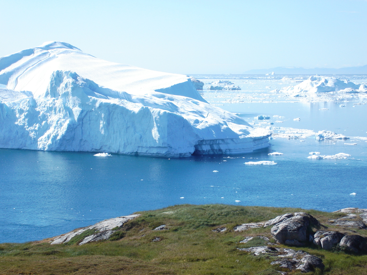 Isbre i Evighetsfjorden, Vest-Grønland.