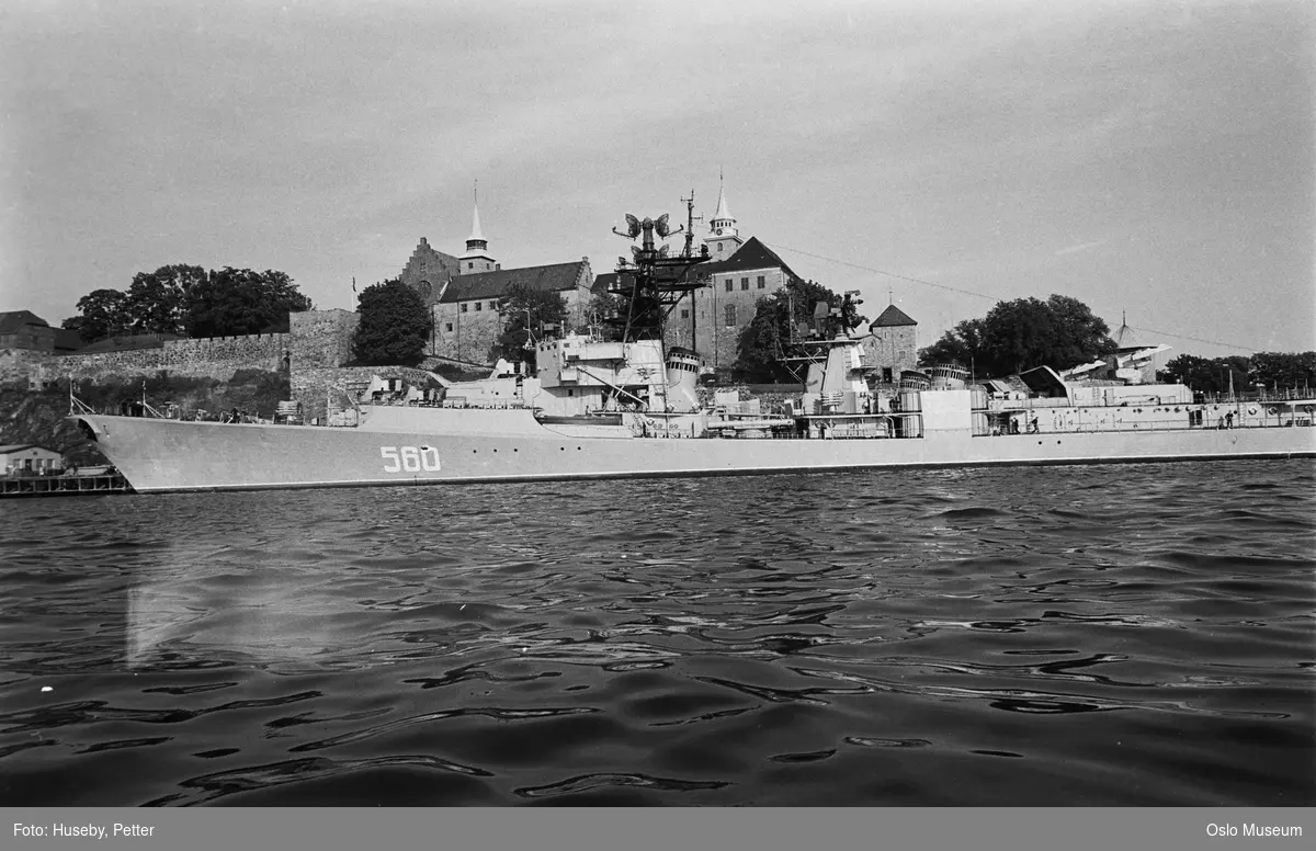 havn, marinefartøy, sovjetisk flåtebesøk, Akershus festning