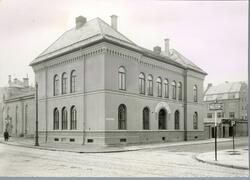 Synagogen i Trondheim i 1938. Bildet er tatt mot vest.