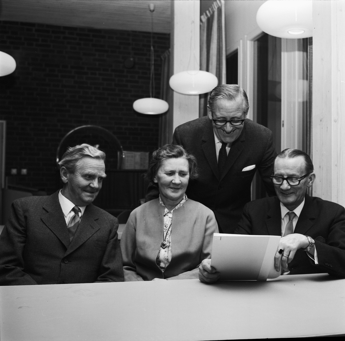 Pensionärskonferens i Tierp, Uppland 1969