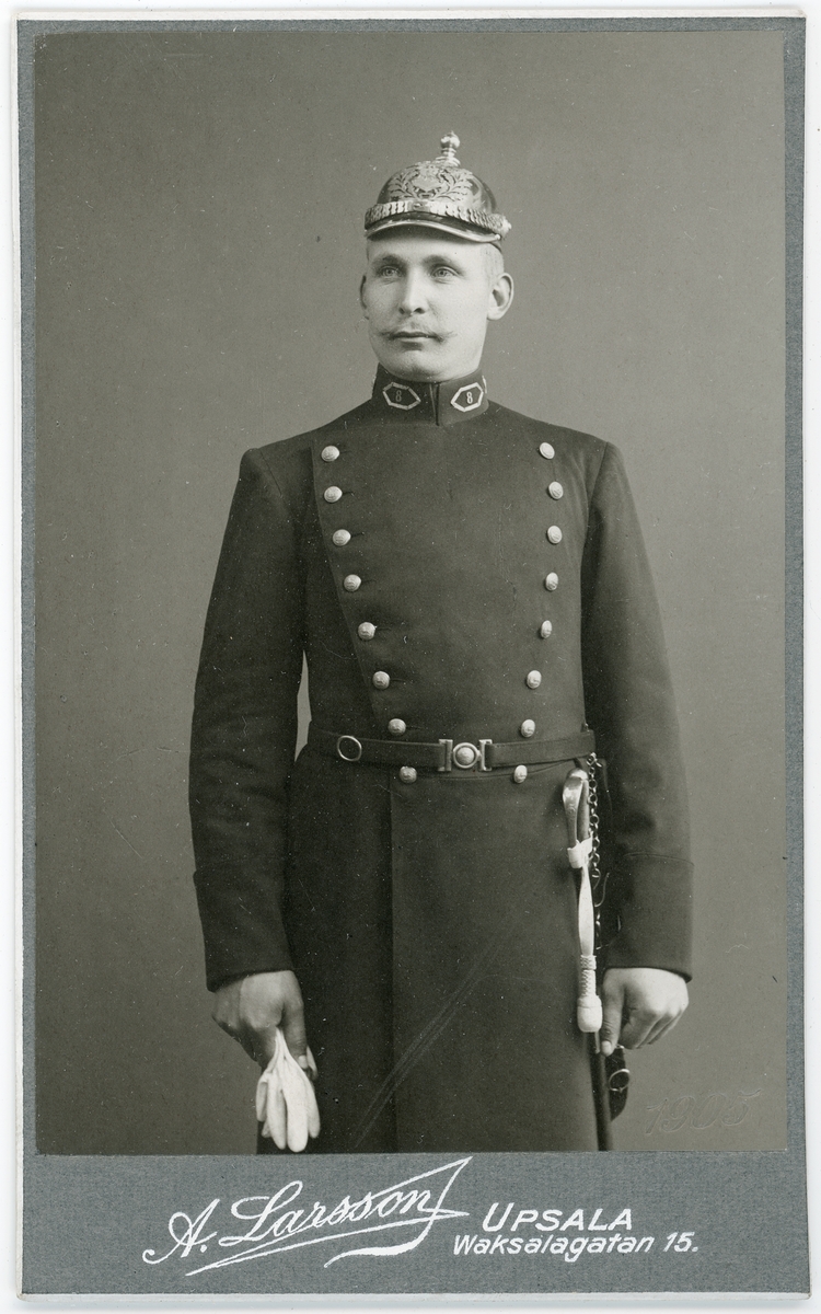 Kabinettsfotografi - C E Johansson, Uppsala 1905