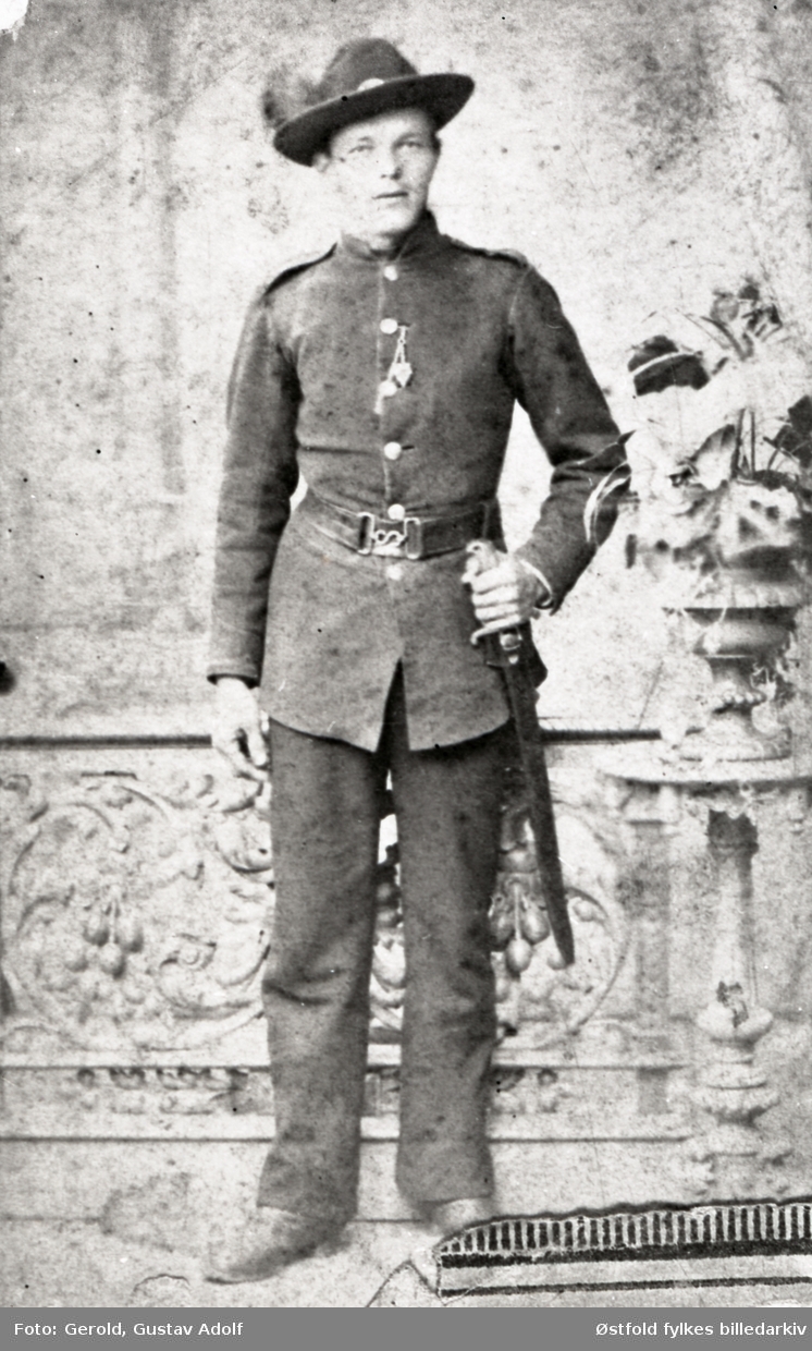 Soldat i Jegerbataljonen, Edvard Sætre, Brevik i Tune.