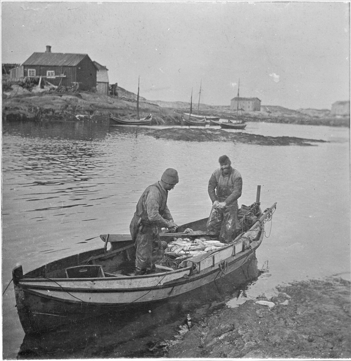 Staværinger på fiske i Sør-Gjeslingan
