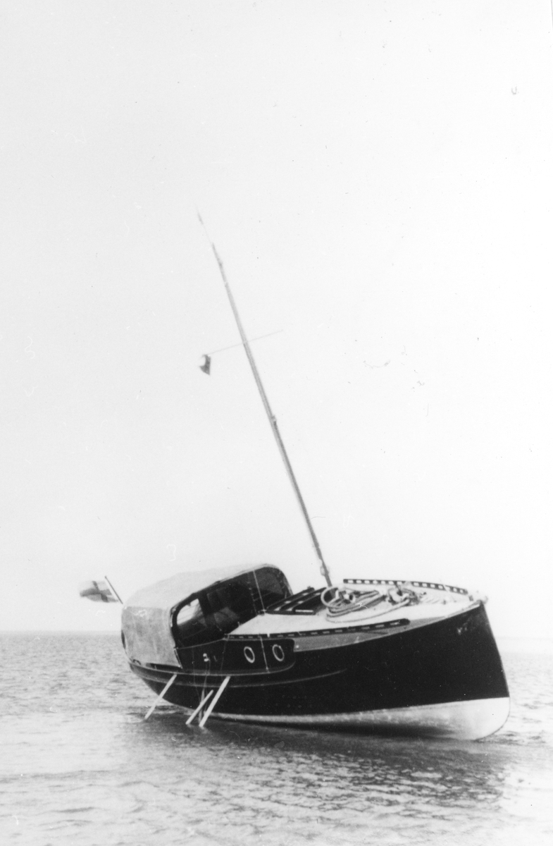 WIKING X vilar på de nordtyska dynerna på väg till Amsterdam 1928.