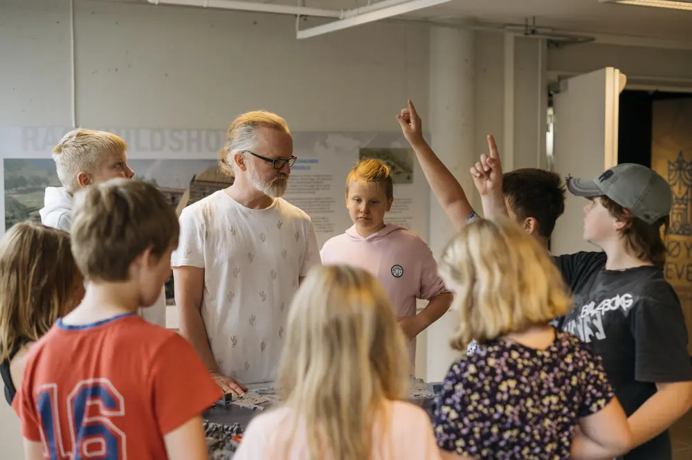 Slottsfjellsmuseet byr på mye spennende, for små og store. Foto: Georg Aamodt.