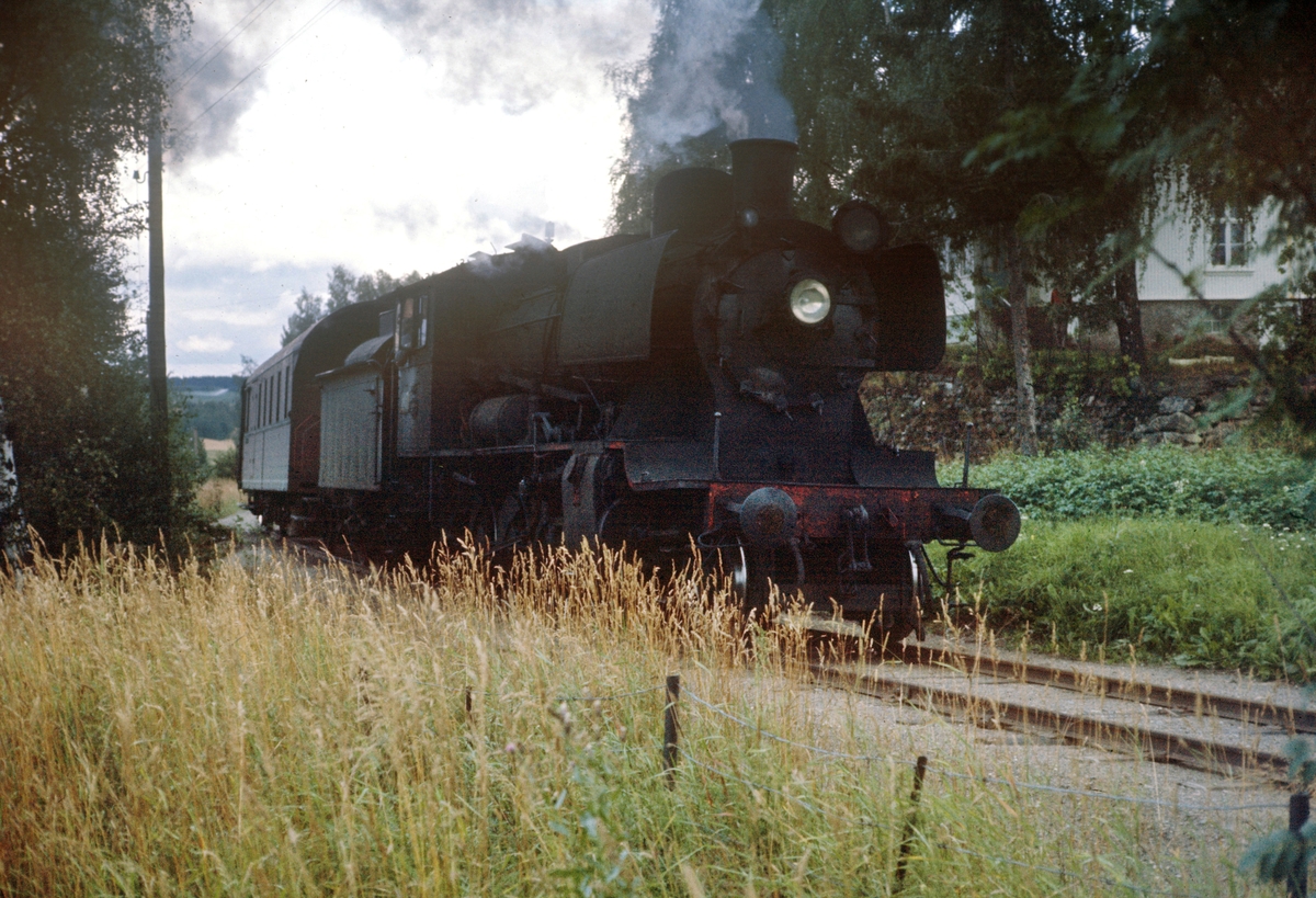Damplokomotiv type 24b nr. 264 med godstog fra Skreia til Reinsvoll og Eina