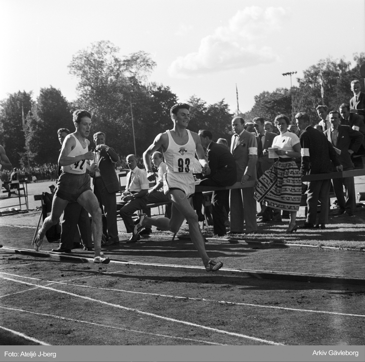 Julispelen på Strömvallen 1958.