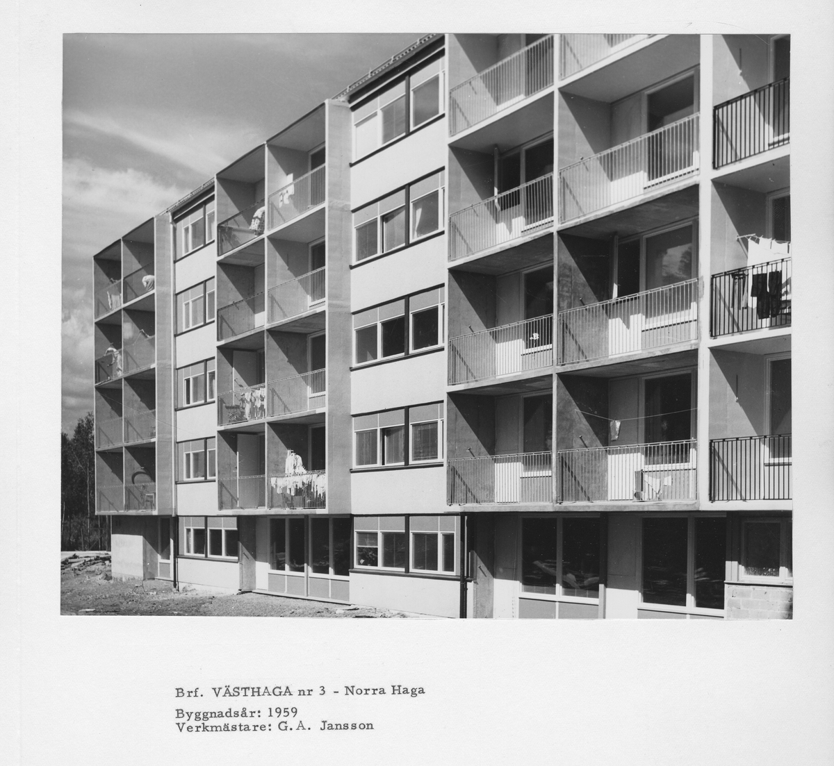 Skjutbanegatan 3 i Västerås 1959