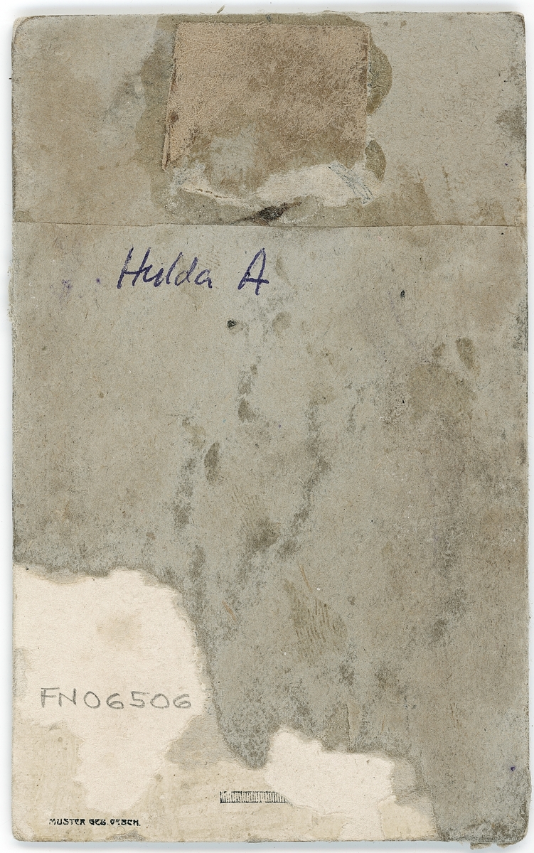 Kabinettsfotografi - Hulda A, Uppsala 1913