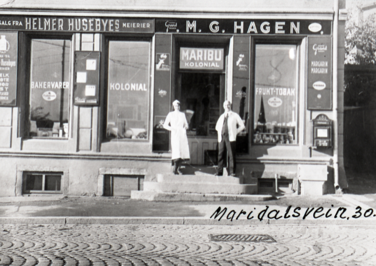 Butikken til Mons G. Hagen i Oslo.