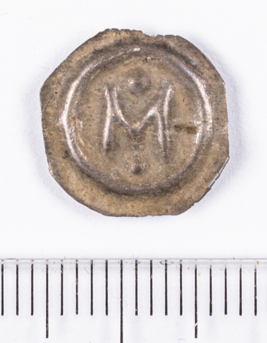 Mynt, Magnus Ladulås, Penning Brakteat, 1275 - 1290.