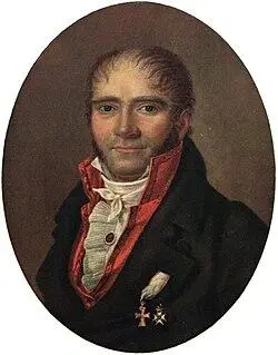 Portrett av Niels Aall, et maleri fra 1800-tallet av en mann iført jakke med medaljer