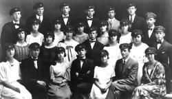 Studentene i Fredrikstad i 1923, elever ved Fredrikstad Høie