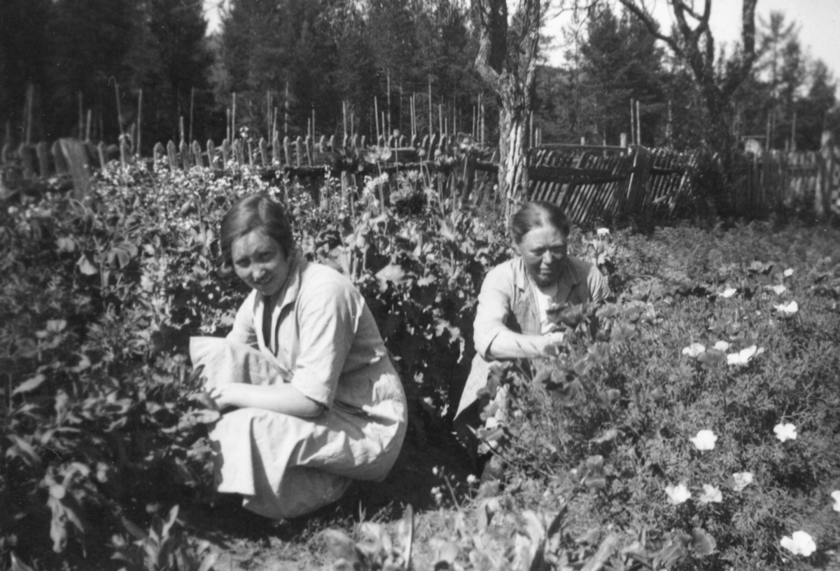 To kvinner i hage