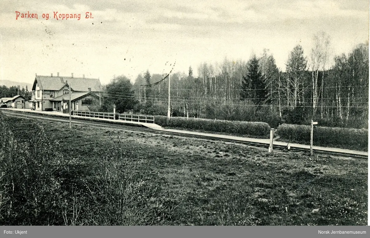 Koppang stasjon på Rørosbanen.