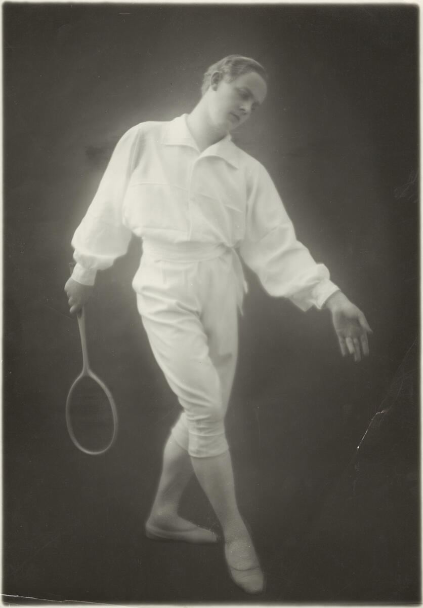 Rollporträtt av Jean Börlin i uppsättningen "Jeux".