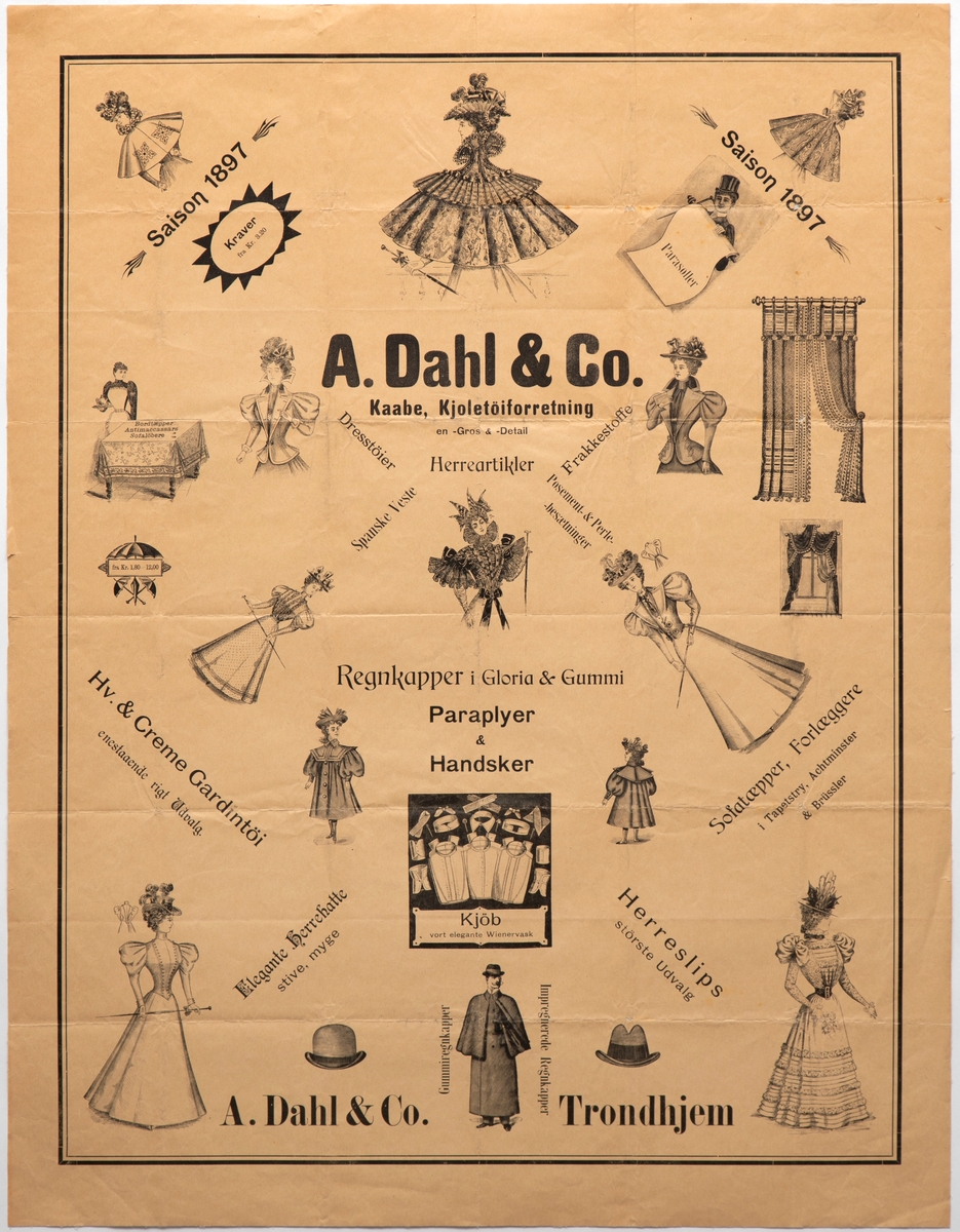 A. Dahl & Co:  Mote [Reklameplakat]