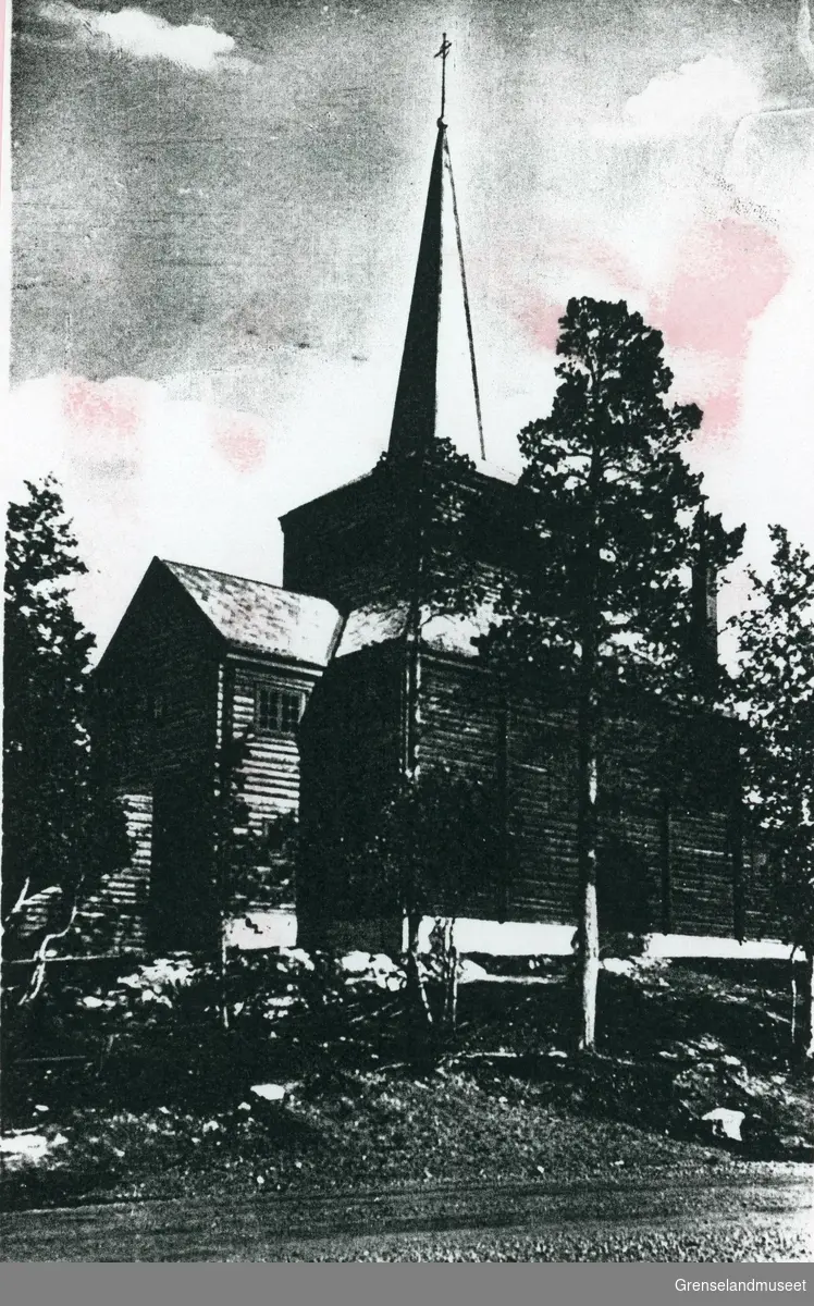 Svanvik kapell i Pasvik bygget i 1934. 
