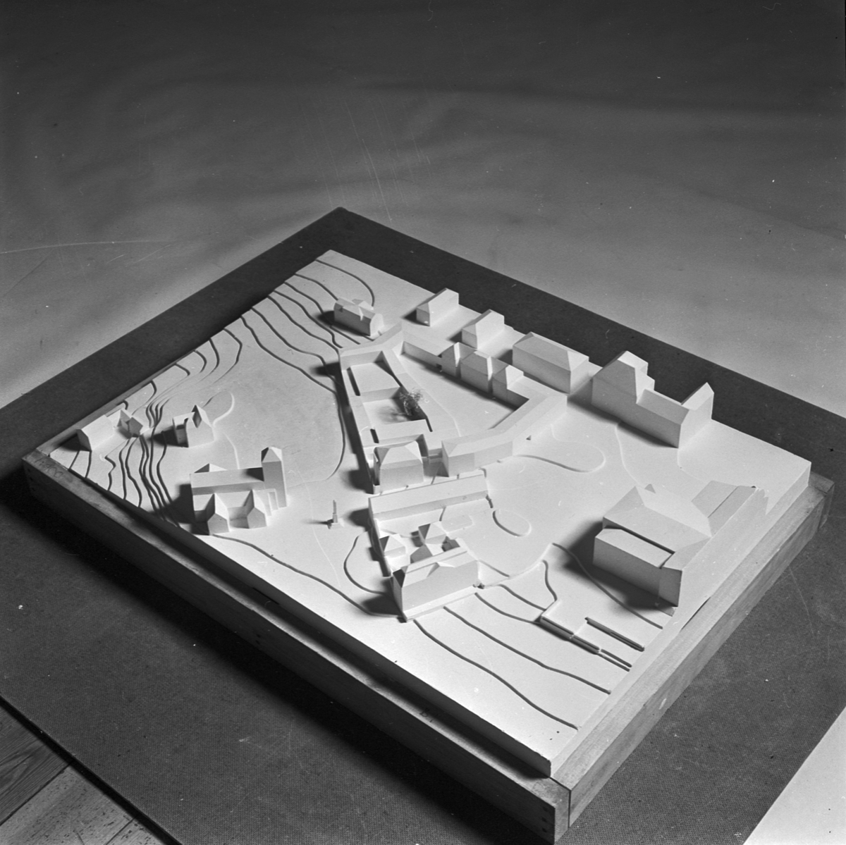 Konviktoriet, byggnadsmodell över kvarteren Ubbo, Prosten och Oden