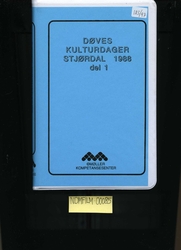 Døves Kulturdager, Stjørdal 1988 del 1