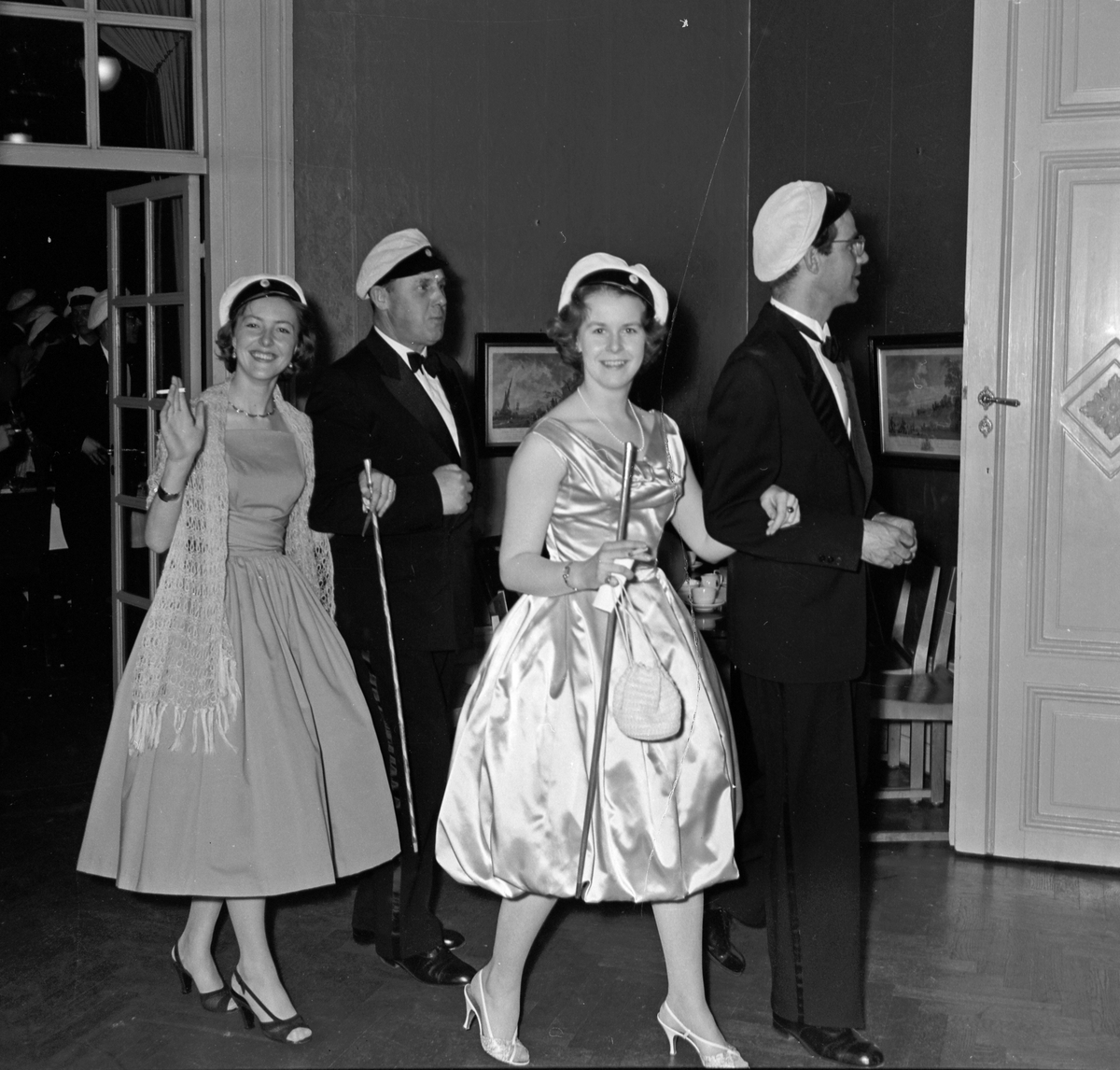 Studentbal 1958, Stadshuset Länsmuseet / DigitaltMuseum