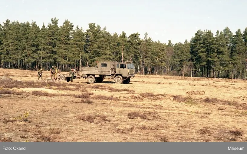 Förevisning av minutläggning. Terrängbil 30 Scania. - Miliseum ...