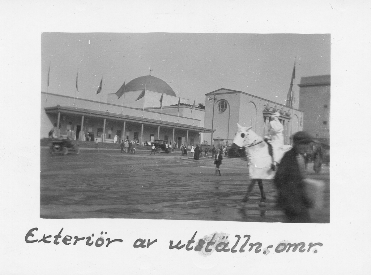 Utställningsbyggnad och område, vid Göteborgsutställningen 1923.
