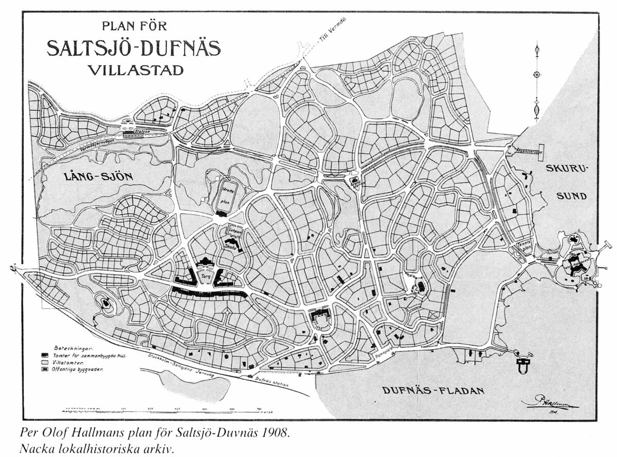 Stadsplan 01 - Nacka lokalhistoriska arkiv / DigitaltMuseum