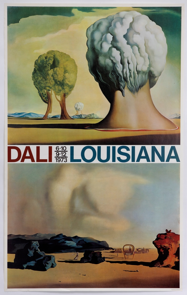 Dali i Louisiana [Utstillingsplakat]