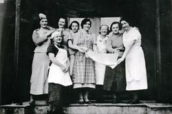 Elever ved Svanvik Ungdomsskole, 1936-37.