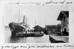 Dampskipet DS Christiania ved Langesund