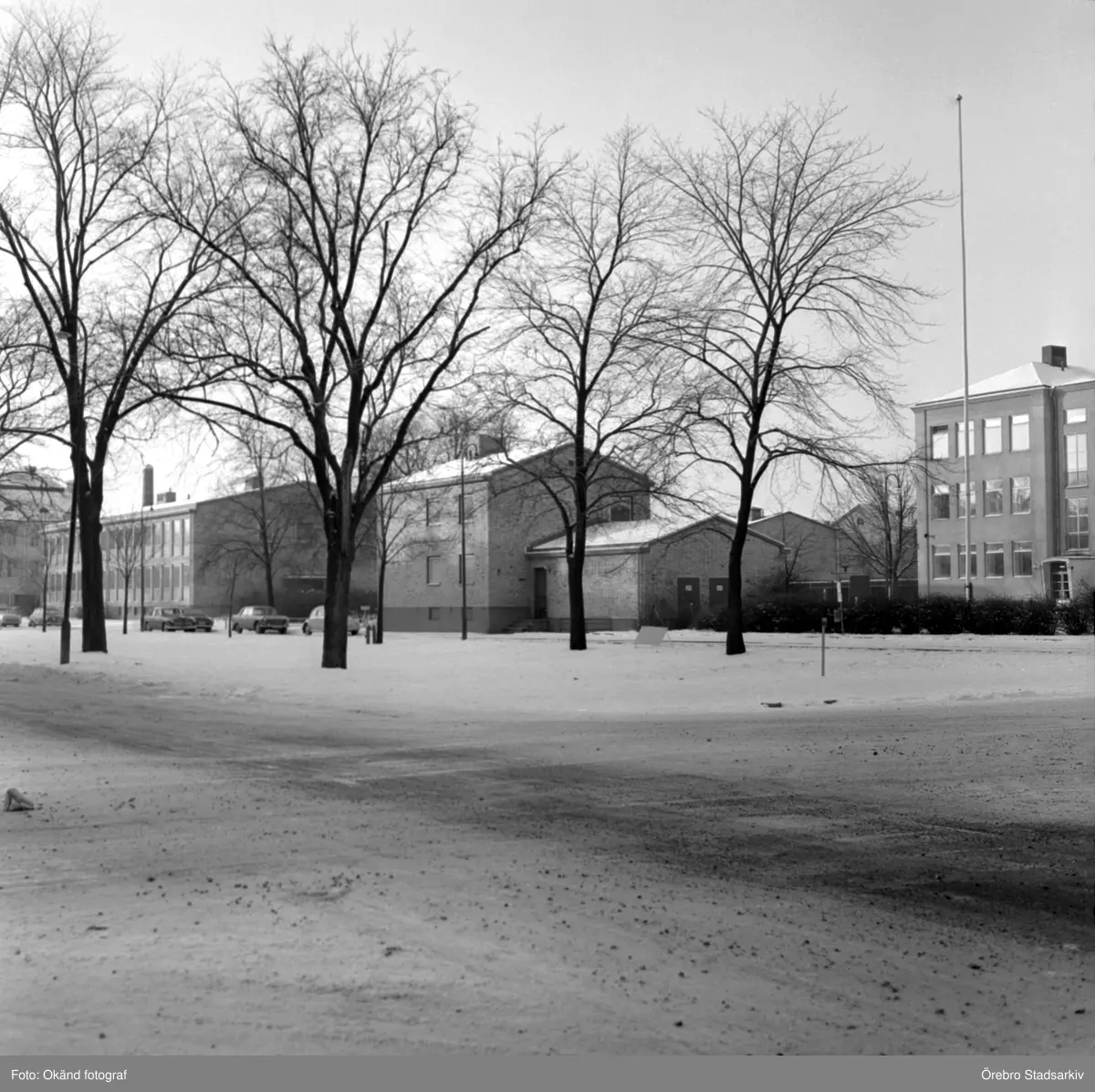 Vasaskolans olika huskroppar, 1960 - Örebro Stadsarkiv / DigitaltMuseum