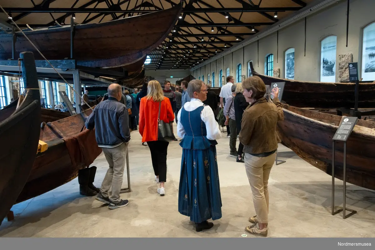 Fra den offisielle gjenåpningen av Geitbåtmuseet i Heim kommune, 29. juni 2023.