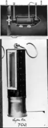 Tekst med bildet: 1938. Pieler-lampe - - Anemometer.