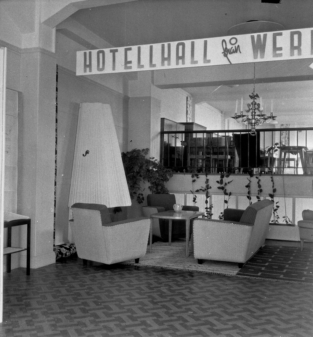 "Hotellhall från Werners"
