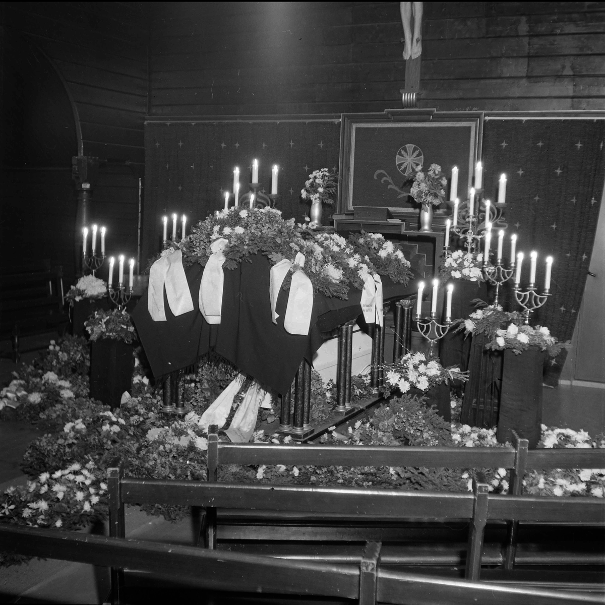 Martha Schrøders begravelse.