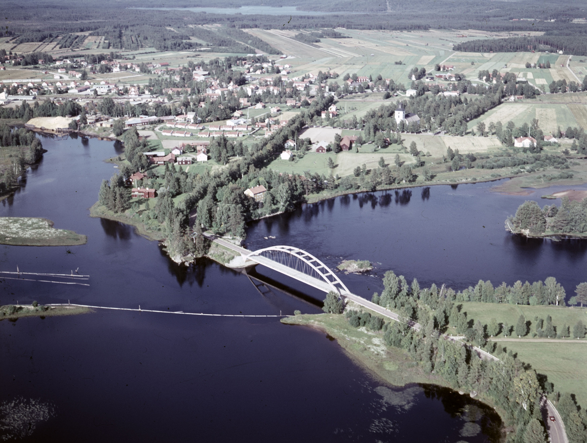 Flygfoto över Dala-Järna.