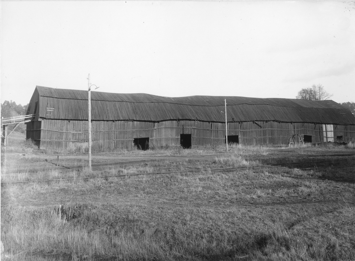 Norra träkolhuset i Borgvik, 1924.