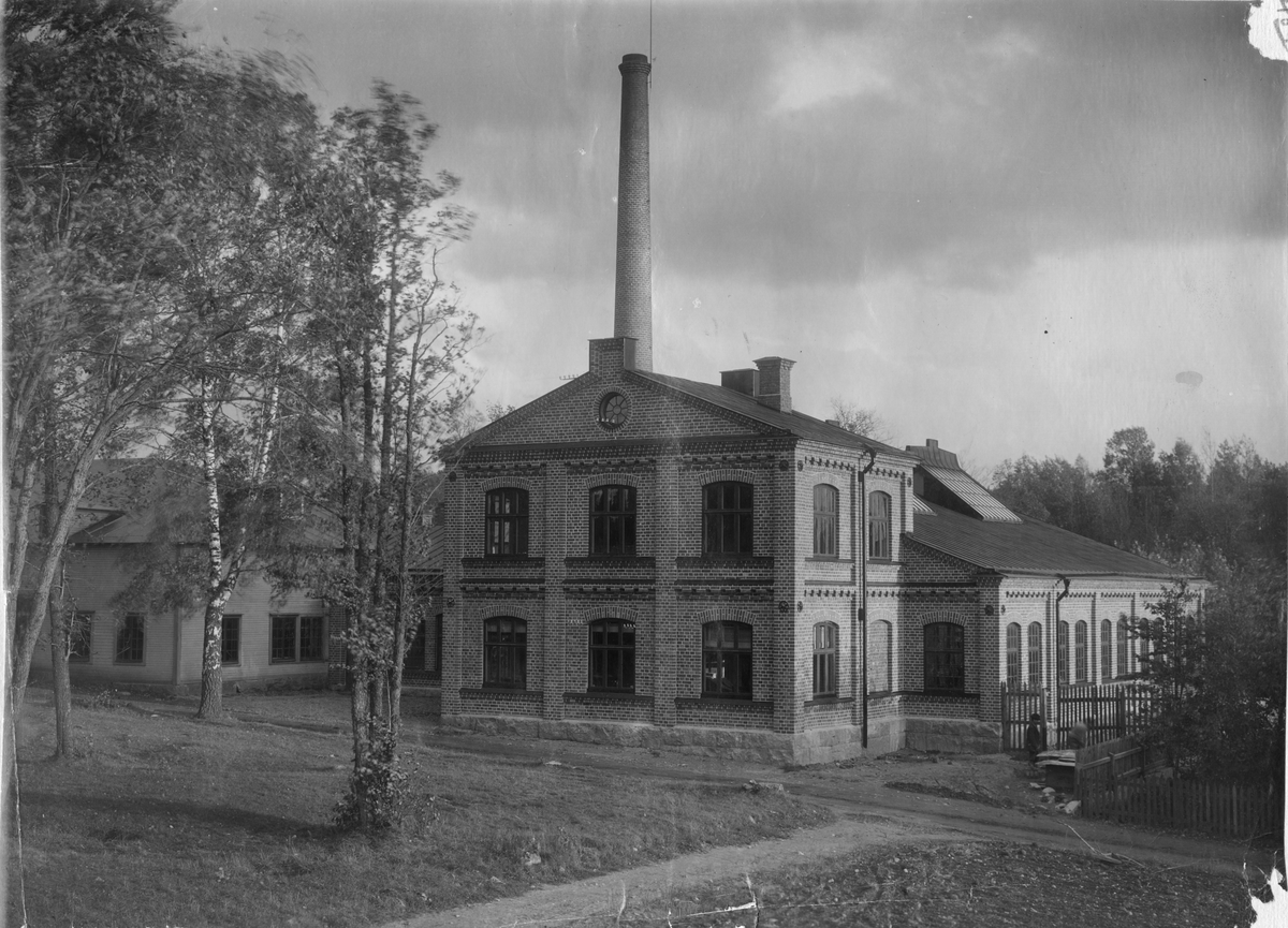 Enköping 1902. Mekaniska verkstaden.