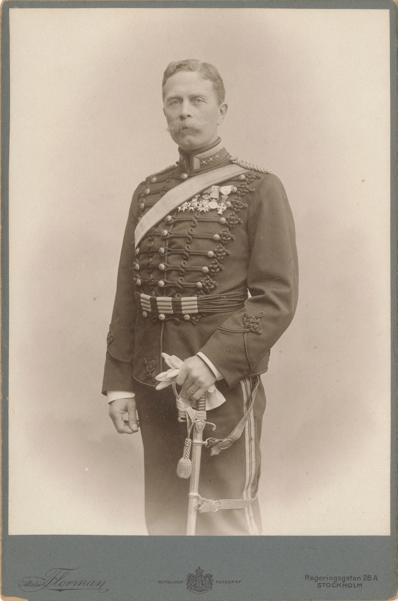Porträtt av Jacques de Laval, överste och chef för Andra Göta artilleriregemente.