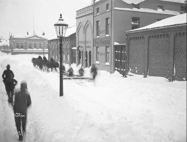 Prot: Sneplogen i Trangvik Drammen Jan.1902