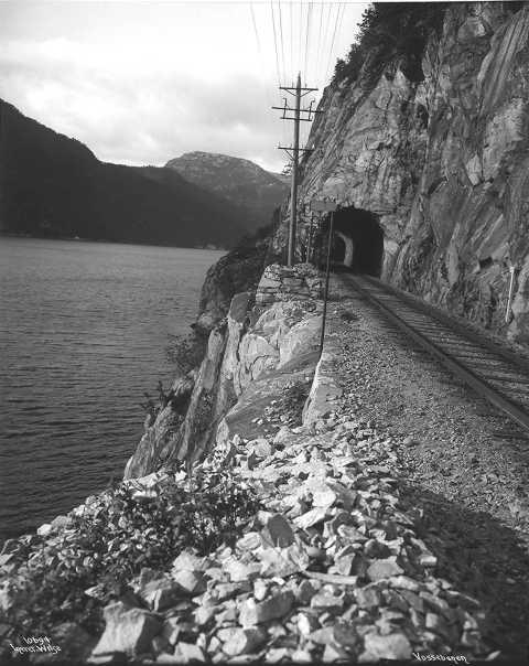 Prot: Vossebanen - Tunel ved Vaksdal 1909