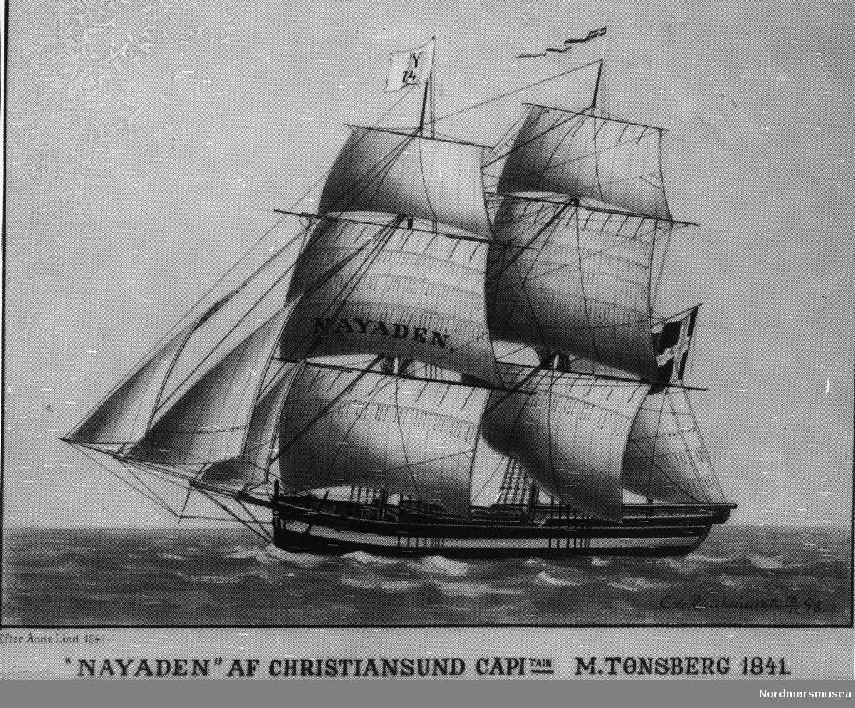 Nyaden af Christiansund Capitain M. Tønsberg 1841.