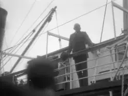Roald Amundsen ombord i hurtigruteskipet D/S Vesteraalen