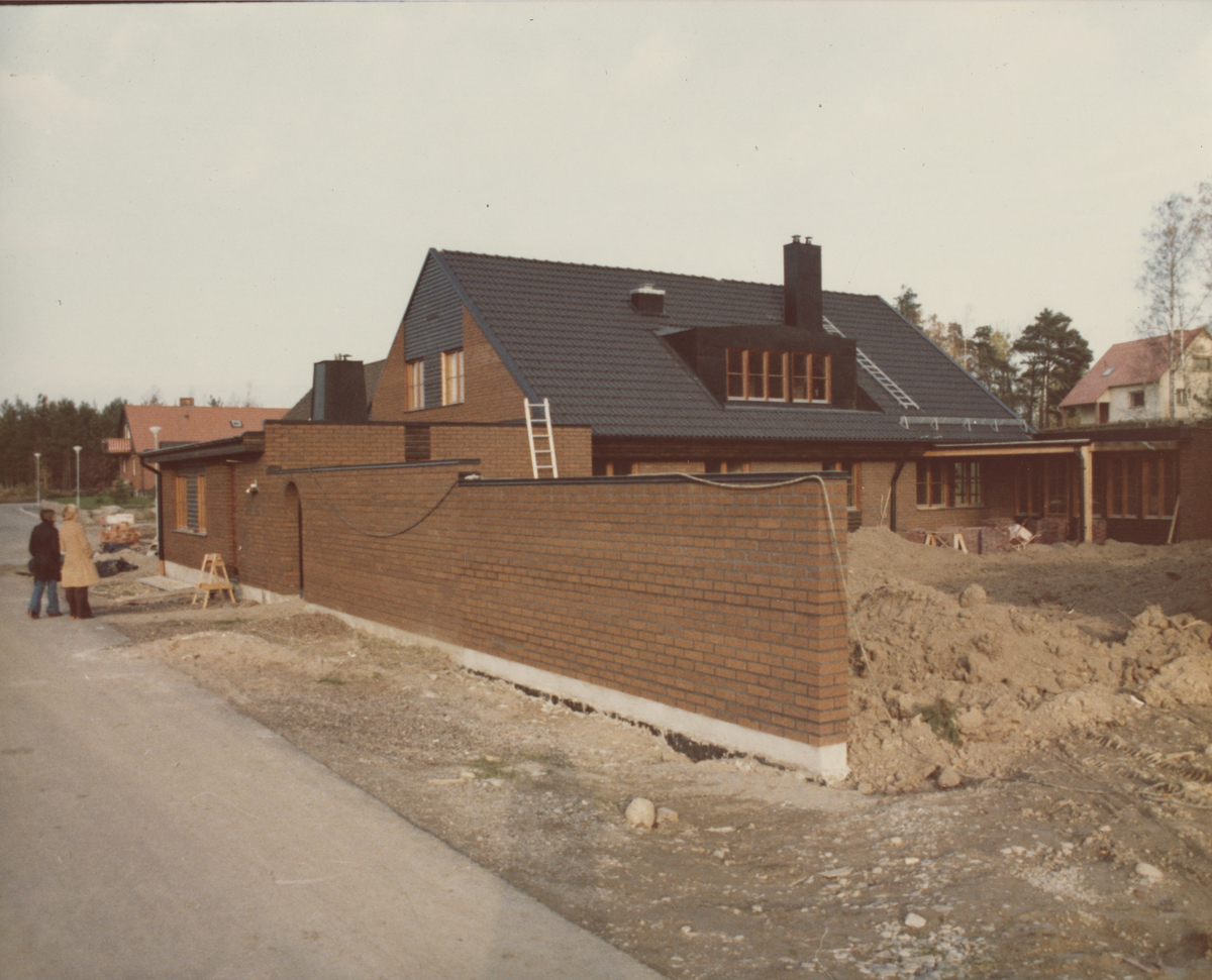 Bilderna är tagna av byggfirman Anders Diös AB, 1975-10-27.