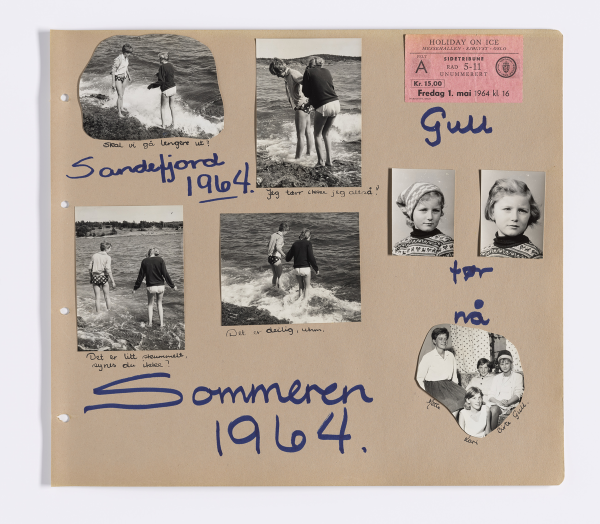 Side i Mette Digerud Brænsdhøi sitt barnealbum (7 til 16 år)