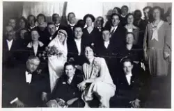 Bryllup i Bærum i 1929