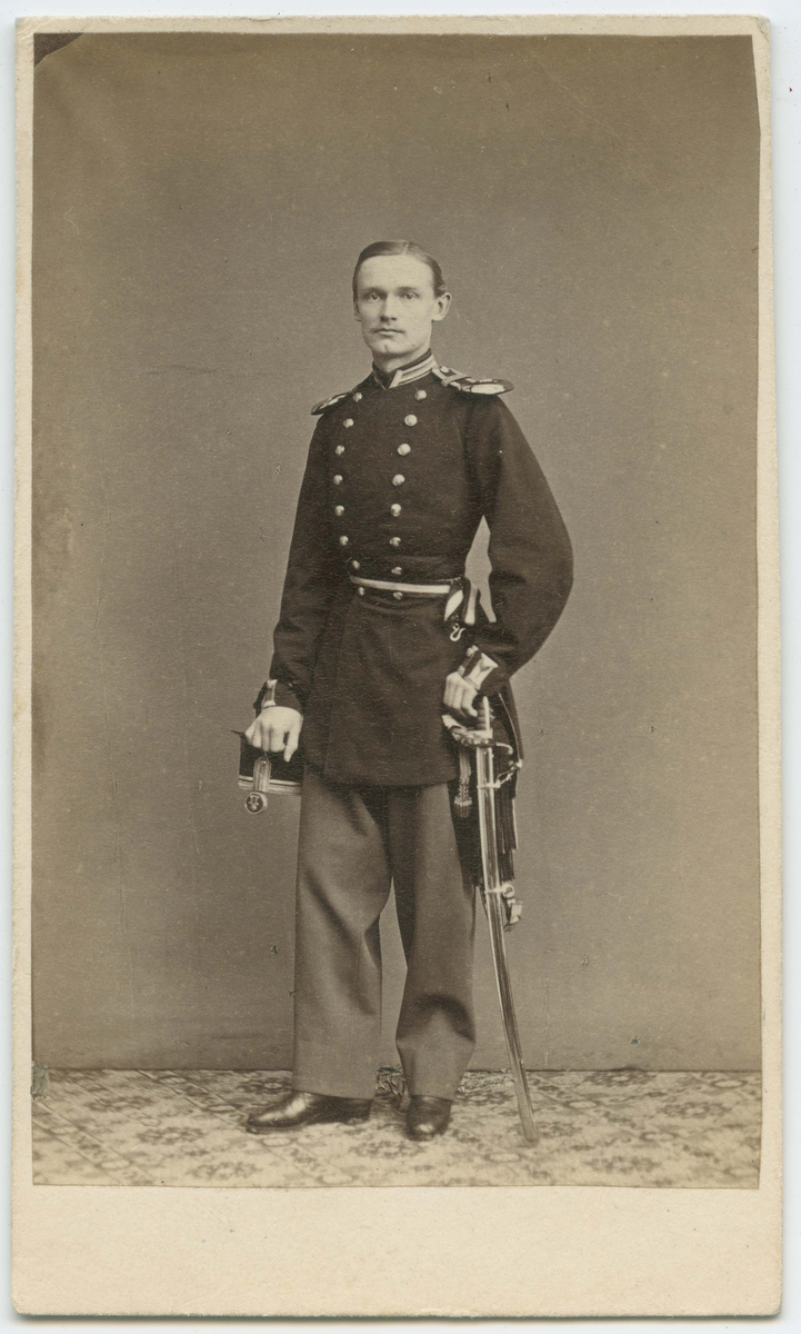 Porträtt på Löjtnant Lorentz Löfgren
